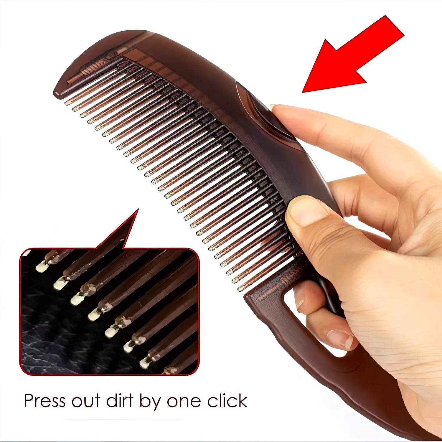 Dandruff Relief Scalp Massage Comb - Effective Hairbrush for Itch Relief and Scalp Care for Men and Women